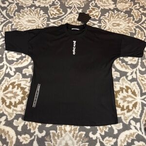 Palm Angels Vertical Logo Black T-Shirt Men’s Size Large